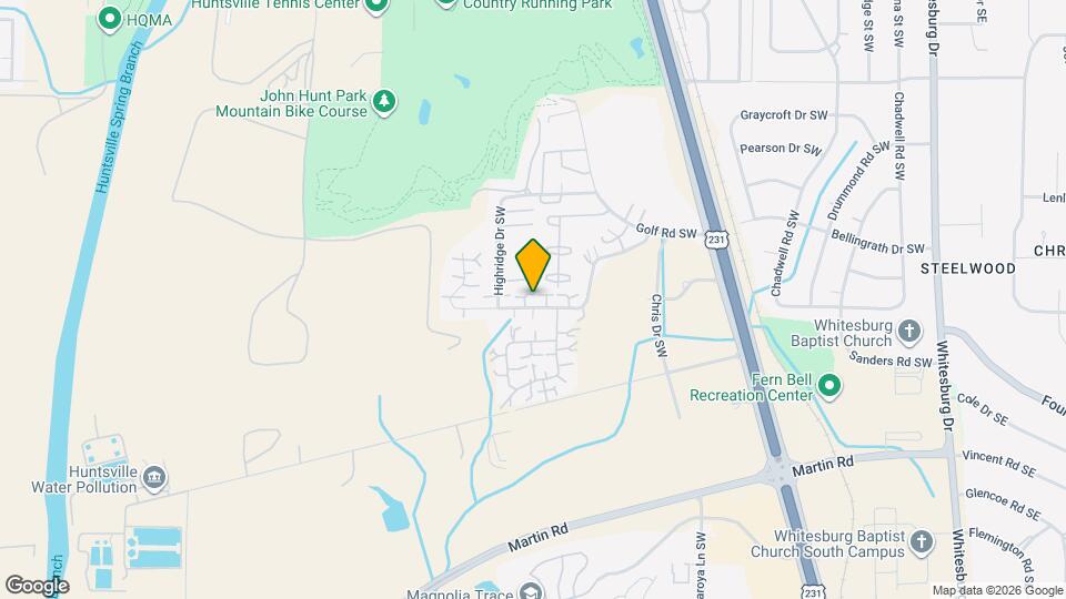 4035 Hunters Ridge Dr SW Map and Location Details