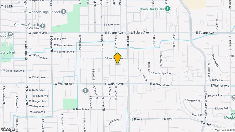 1710 S Garden St Map and Location Details