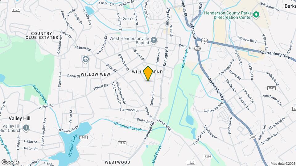 1065 Mountain View St Map and Location Details