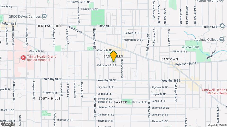 921 Fairmount St SE Map and Location Details