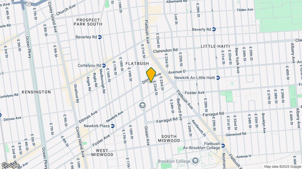 611 E 21st St Mapa y Detalles de la Ubicación