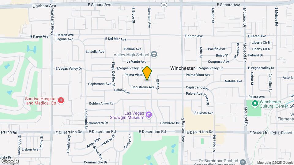 2986 Capistrano Cir Map and Location Details