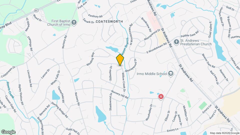 1700 Shadowood Dr Mapa y Detalles de la Ubicación