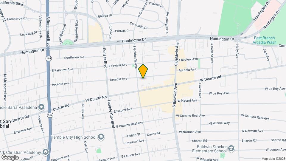 850 Arcadia Ave Map and Location Details