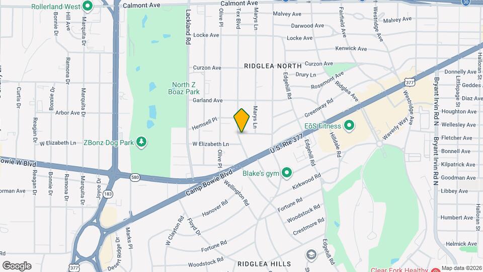 3301 Tex Blvd Map and Location Details