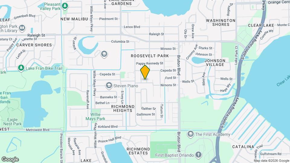 1662 Cresthaven Ave Map and Location Details