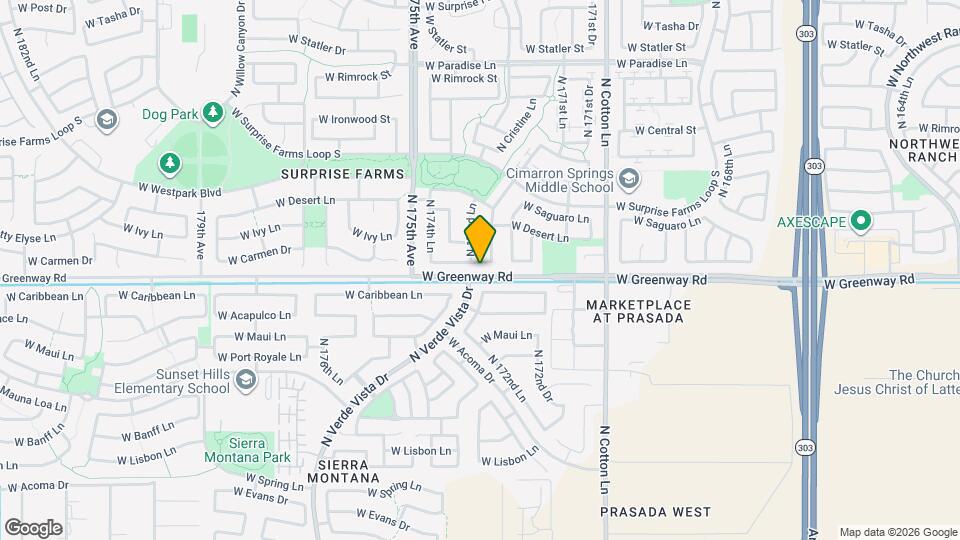 17273 W Carmen Dr Map and Location Details