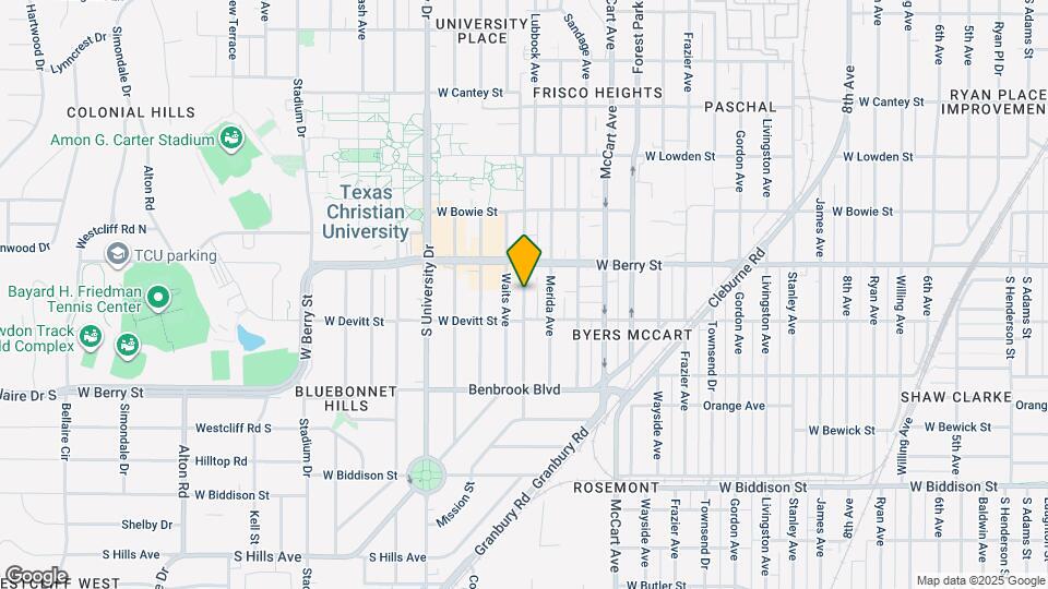 3150 Lubbock Ave Map and Location Details