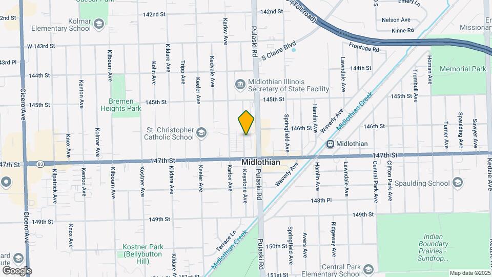 14633 Keystone Ave Map and Location Details