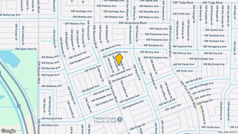3773 SW Swope St Map and Location Details