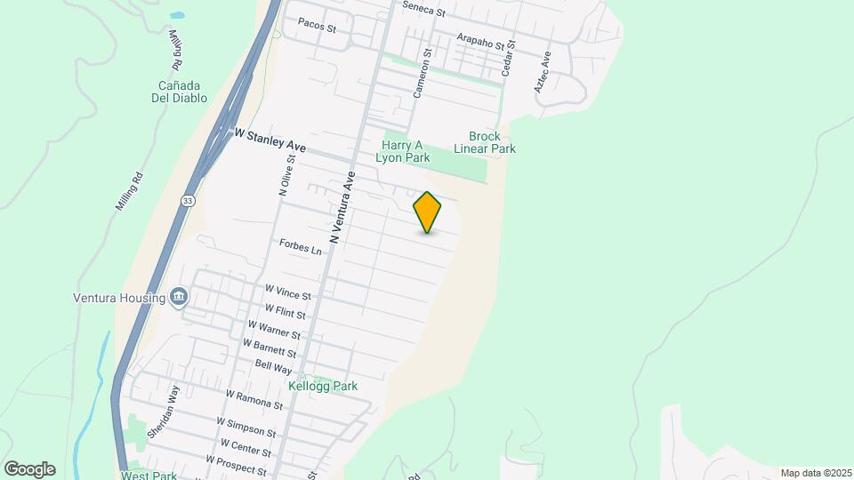 283 E McFarlane Dr Map and Location Details