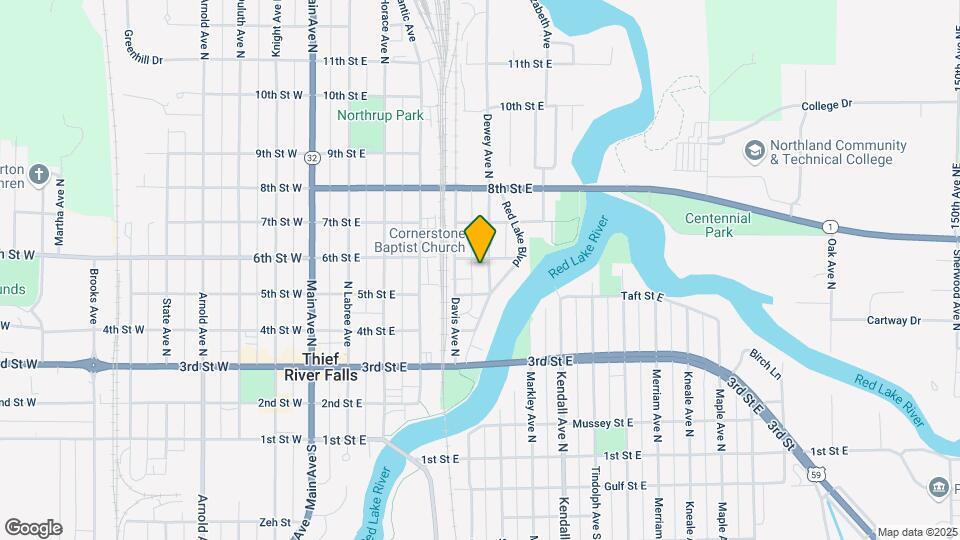 519 Dewey Ave N Map and Location Details