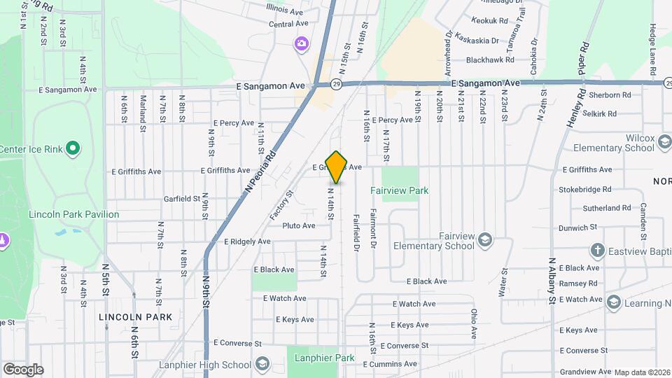 1840 N 14th St Mapa y Detalles de la Ubicación