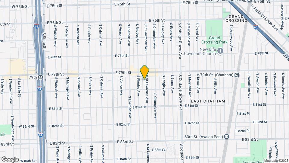 7936 S Saint Lawrence Ave Mapa y Detalles de la Ubicación