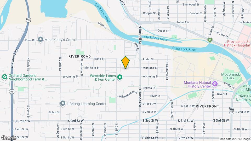 1613 Montana St Map and Location Details