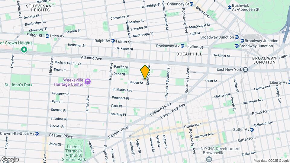 1935 Bergen St Map and Location Details