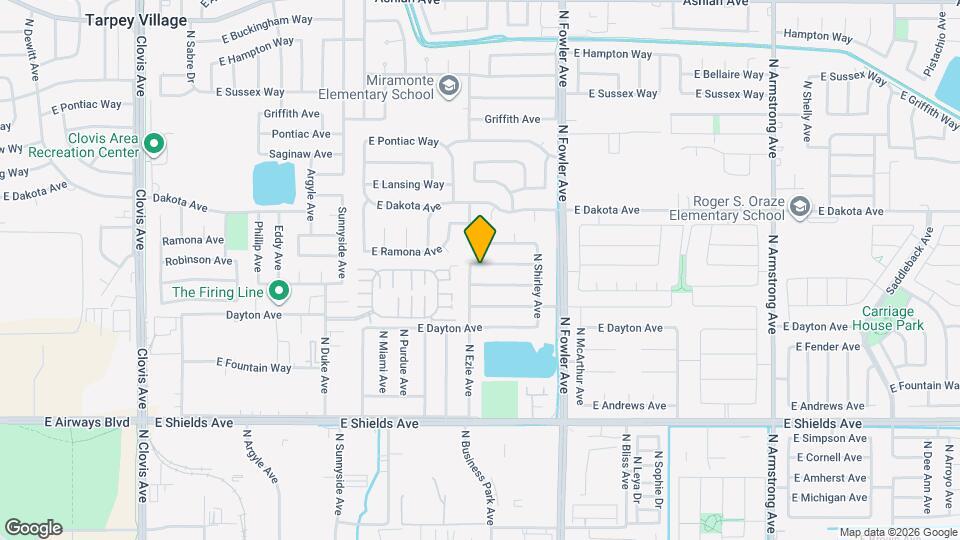5910 E Robinson Ave Map and Location Details