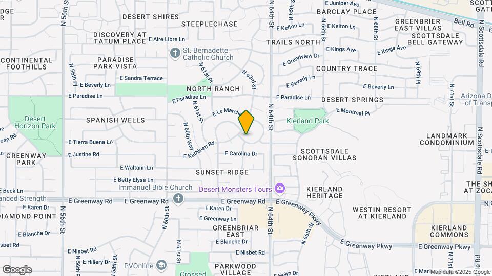 6318 E Kathleen Rd Map and Location Details
