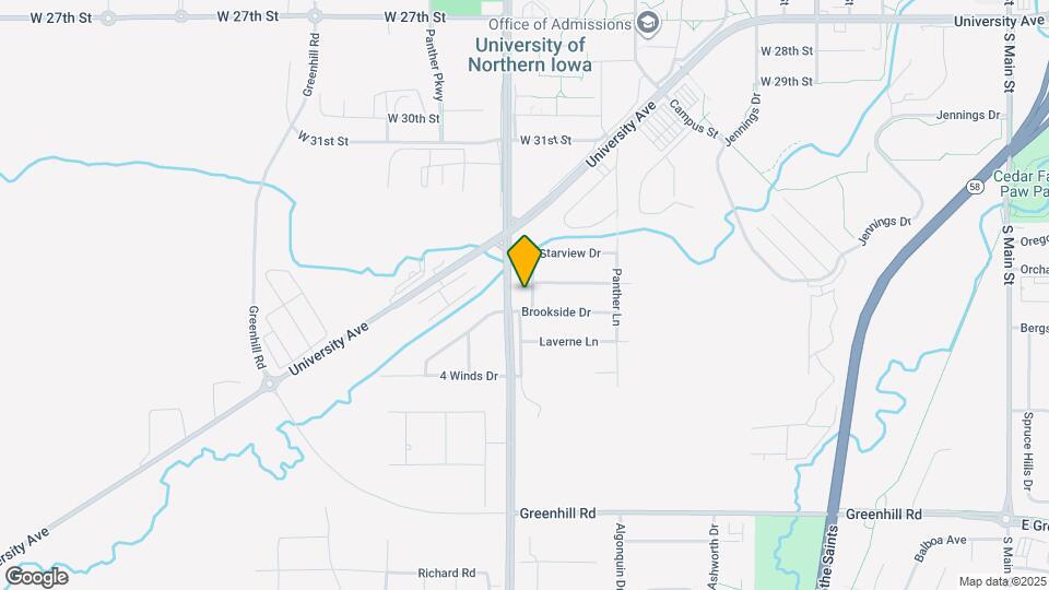 3623 Starview Dr Map and Location Details