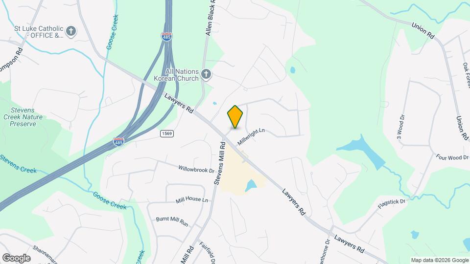 8016 Stevens Mill Rd Map and Location Details