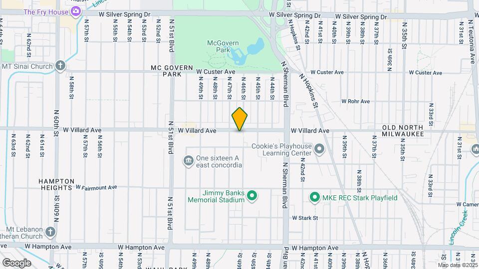 4605-4607 W Villard Ave Map and Location Details