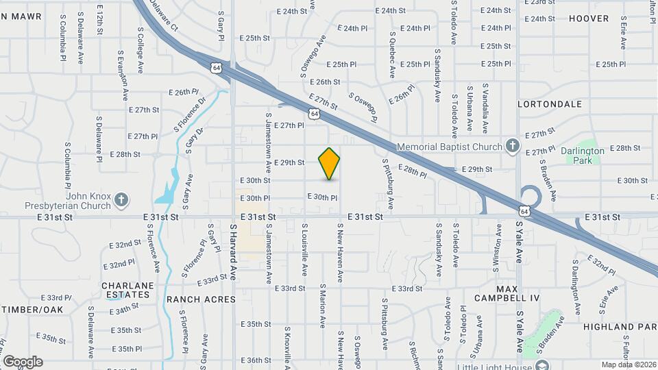 3732 E 30th St Map and Location Details