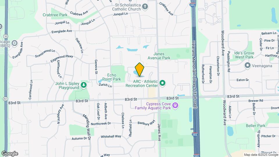 2504 Waterbury Dr Map and Location Details