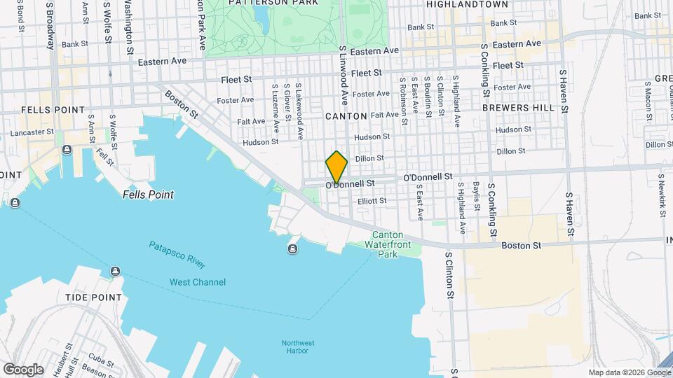 2819 O'Donnell St Mapa y Detalles de la Ubicación