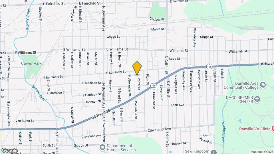 314 Porter St Map and Location Details