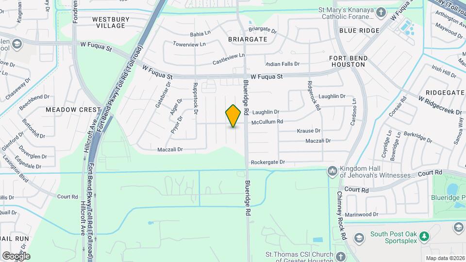 15910 Willmore Ln Map and Location Details
