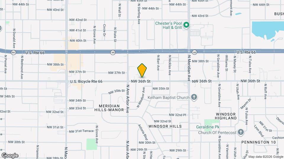 3701 N Windsor Ave Map and Location Details