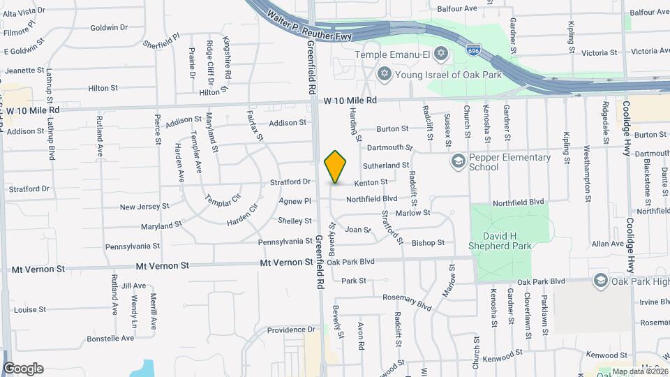 24240 Beverly St Map and Location Details