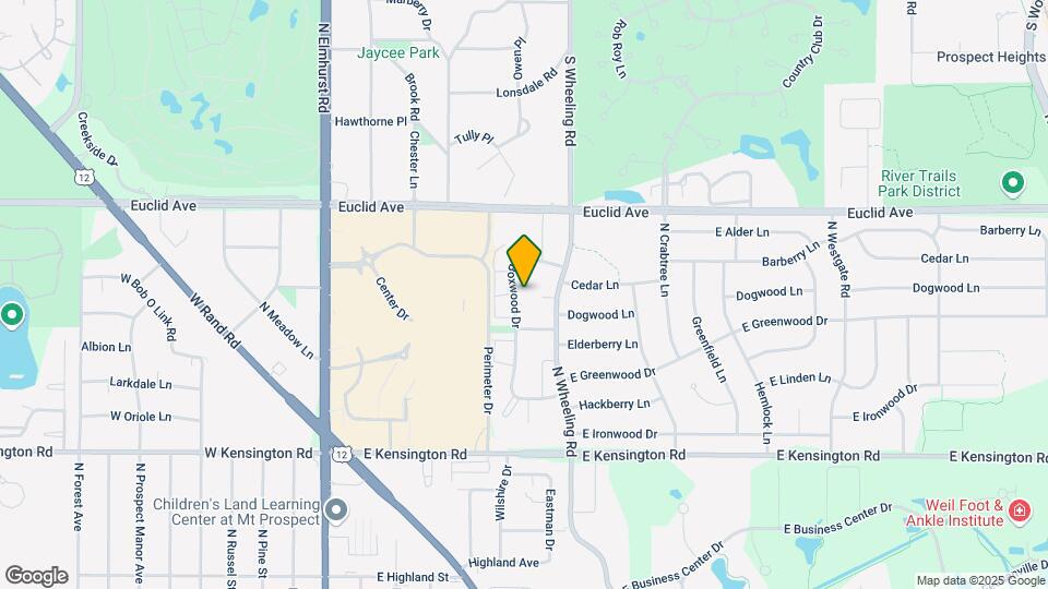 1155 N Boxwood Dr Map and Location Details