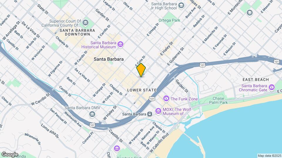 430 Anacapa St Map and Location Details