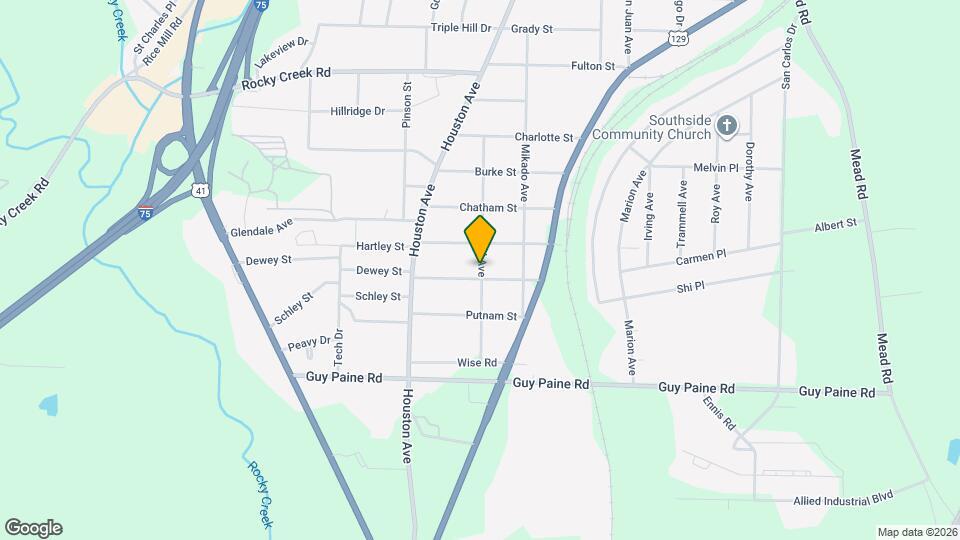 4385 Capitol Ave Map and Location Details