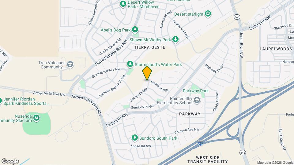 1131 Pacaya Dr NW Map and Location Details