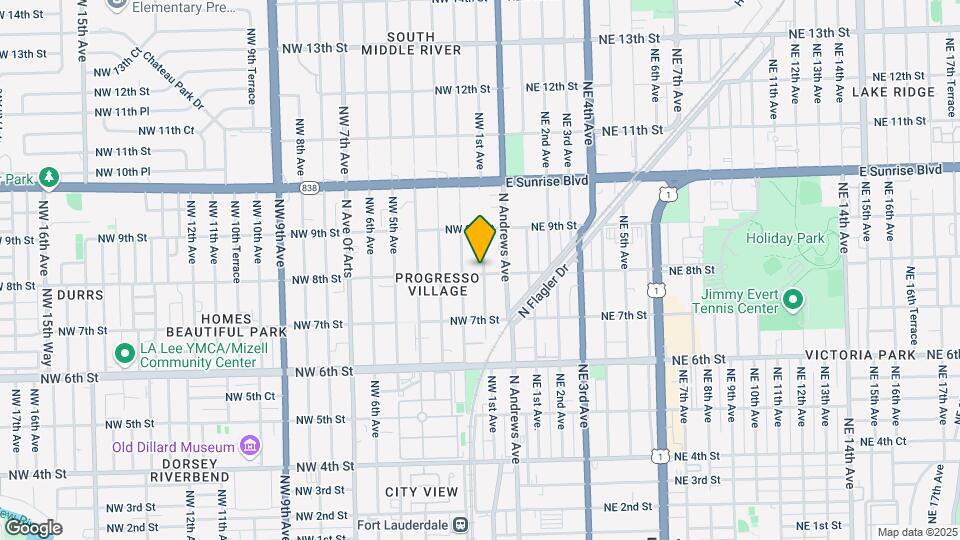 801 NW 1st Ave Mapa y Detalles de la Ubicación