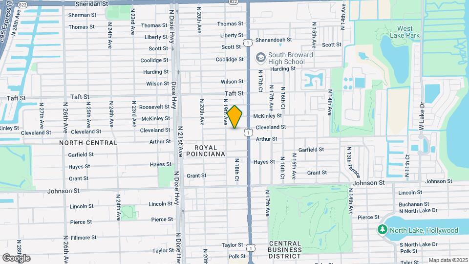 1826 Cleveland St Map and Location Details