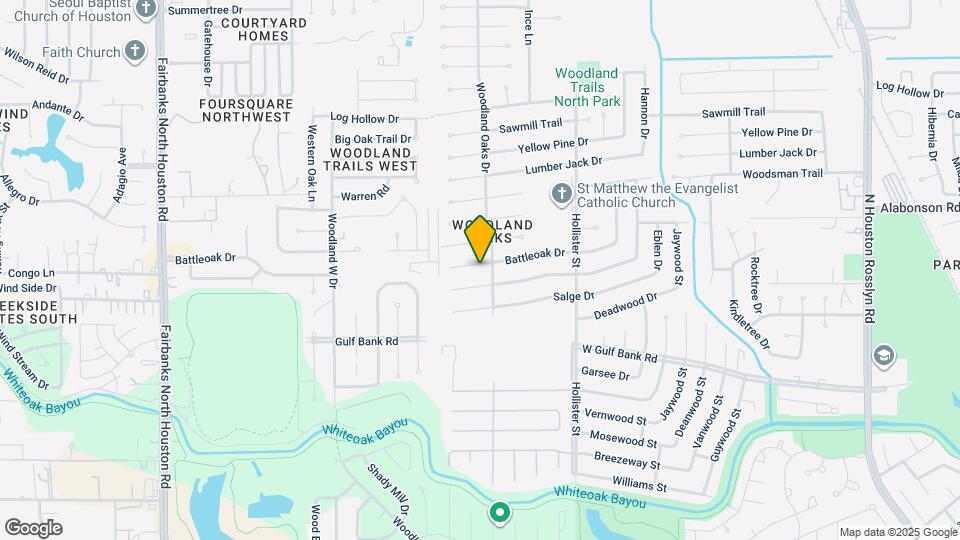 7911 Battleoak Dr Map and Location Details