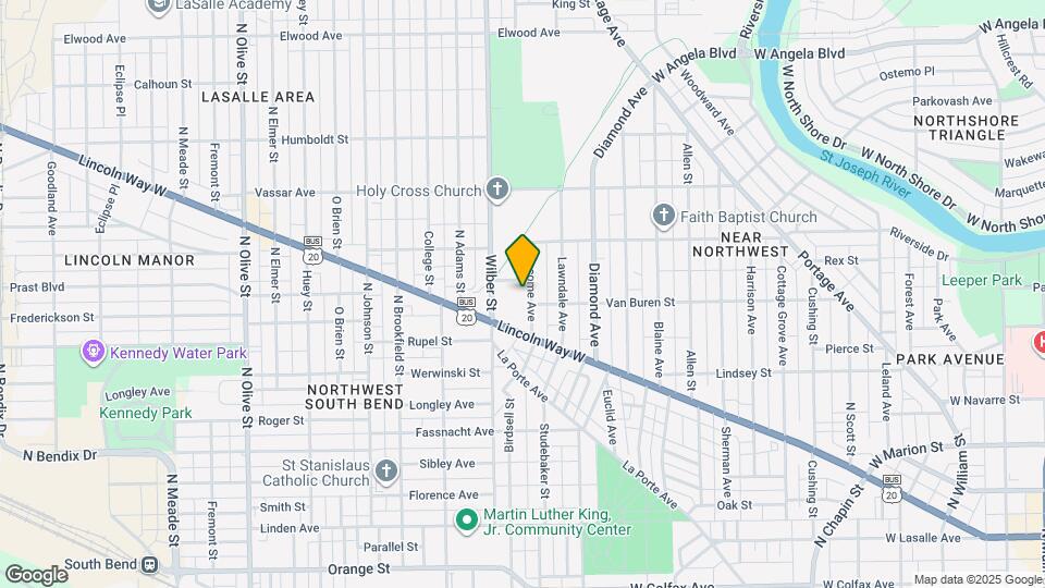 801 Sancome Ave Map and Location Details