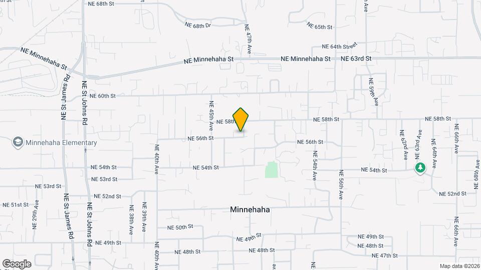 5606 NE 48th Ave Map and Location Details