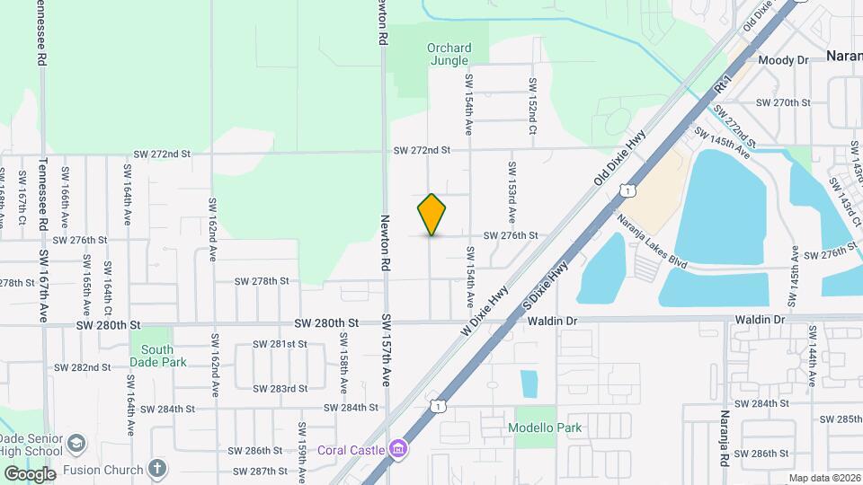 15600 SW 276th Ter Map and Location Details