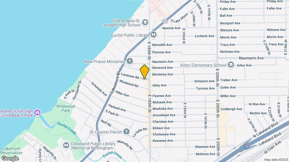 18410 Landseer Rd Mapa y Detalles de la Ubicación