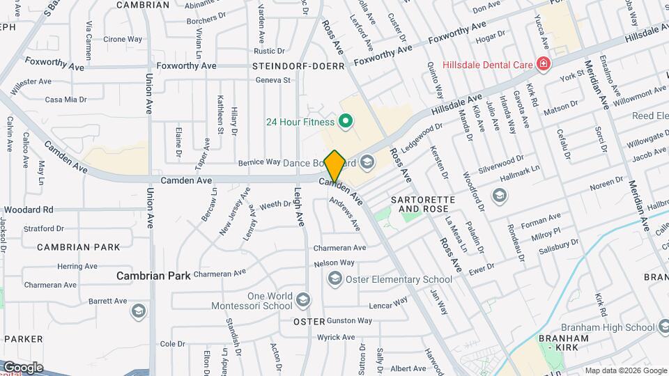 3619 Camden Ave Map and Location Details