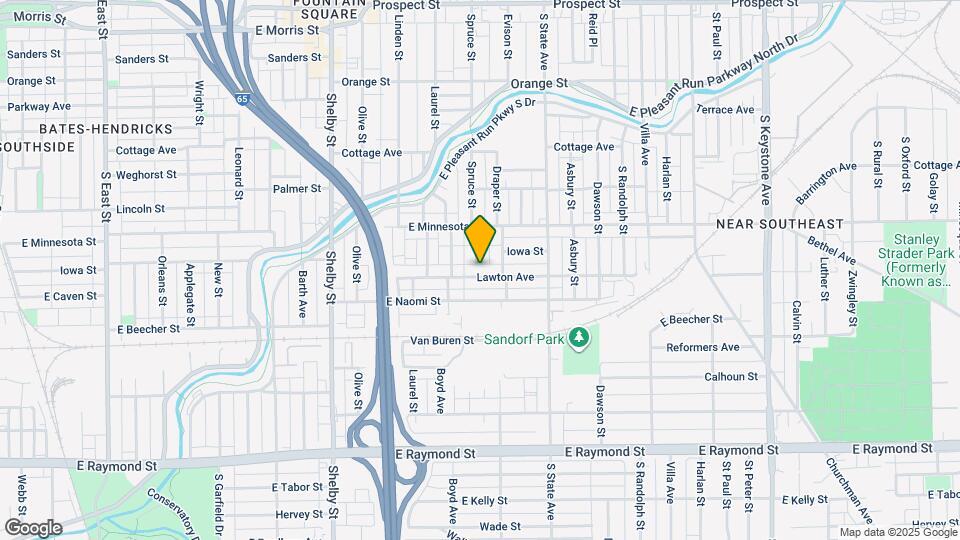 1526 Lawton Ave Map and Location Details
