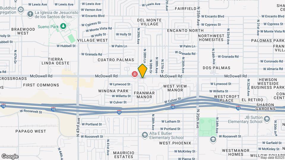 Peoria Place Apartments Map and Location Details