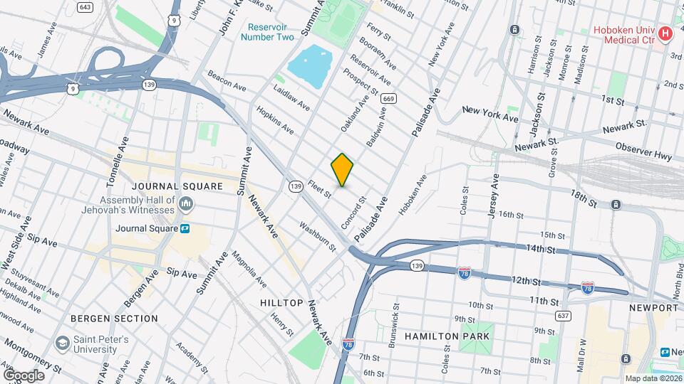 45 Saint Pauls Ave, Unit 2F Map and Location Details