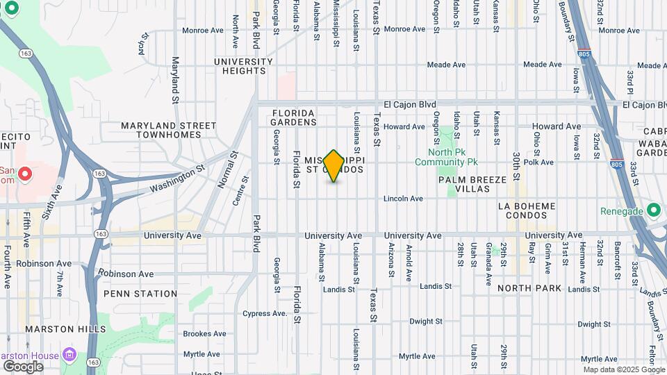 4026 Mississippi St Map and Location Details
