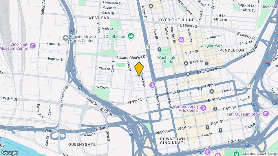 411 Chestnut St Map and Location Details