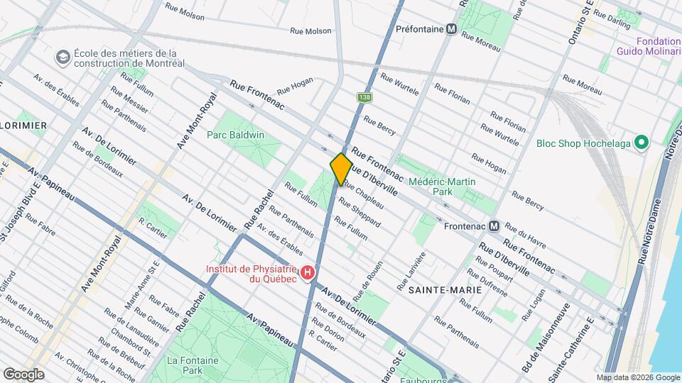 2356-2364 Sherbrooke E Map and Location Details